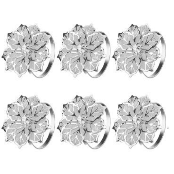 Kit Anéis Guardanapo Madrid de 6 peças - Kasamô