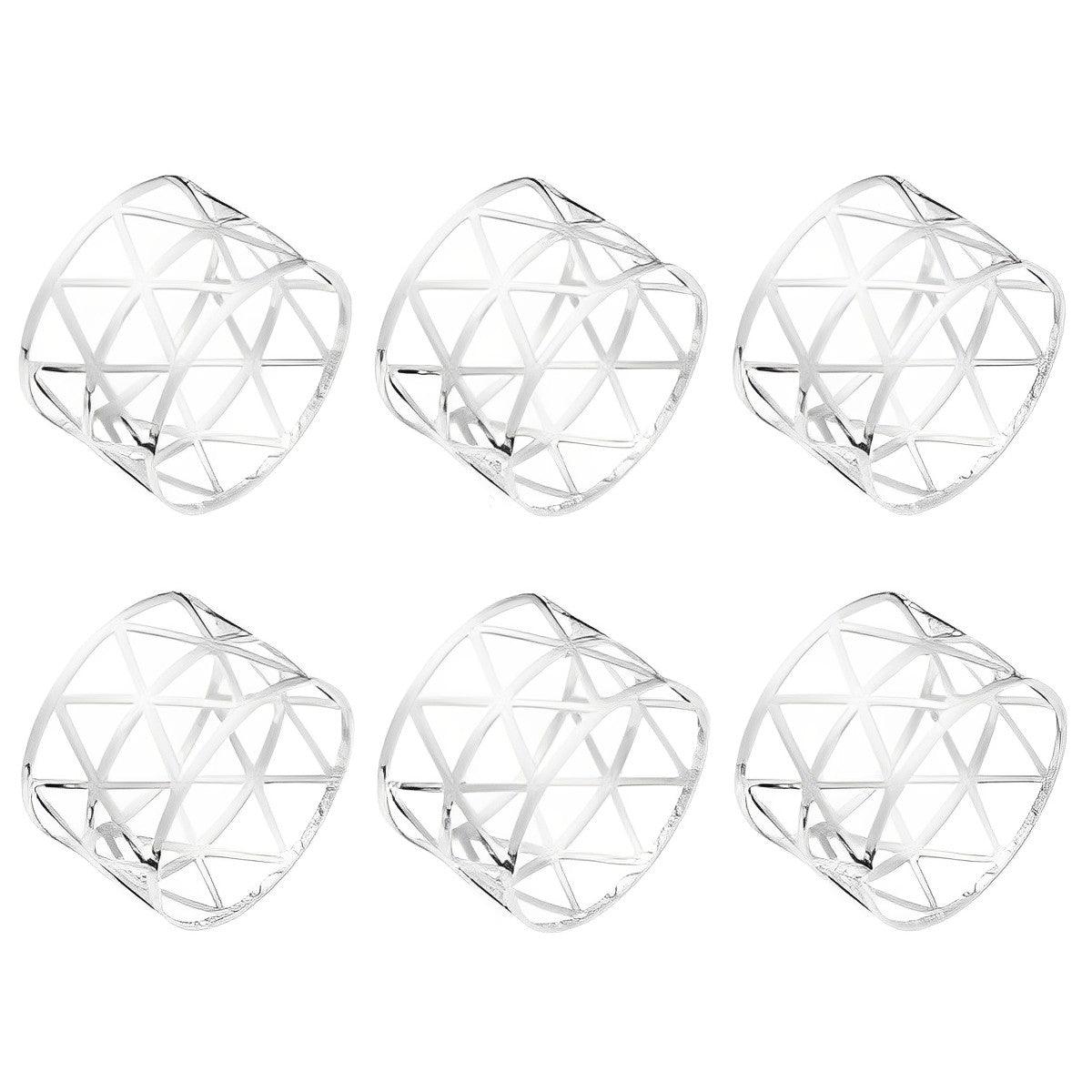 Kit Anéis Guardanapo Madrid de 6 peças - Kasamô