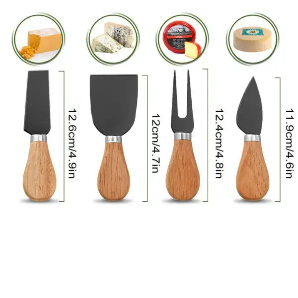 Tabua com Utensílios para Frios com Presente (+Aerador para Vinhos) Estrasburgo - Kasamô