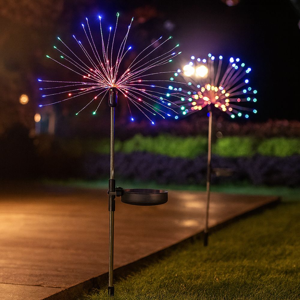 Led Solar - Fogos de Artifício Decoração de Natal