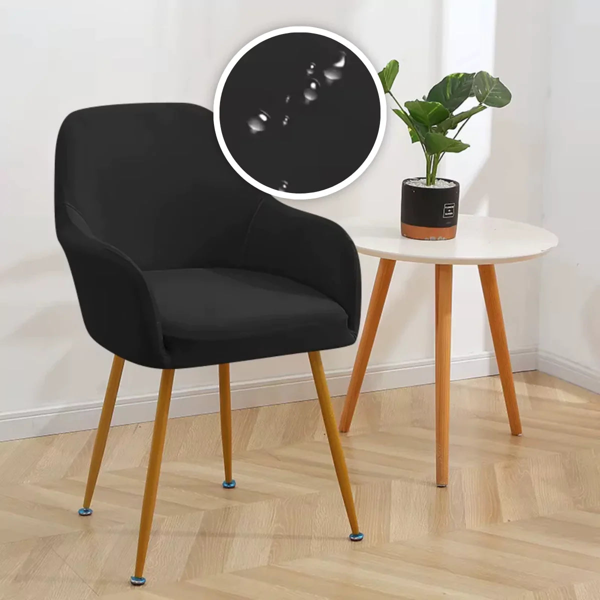 Capa para Cadeira Curva de Jantar