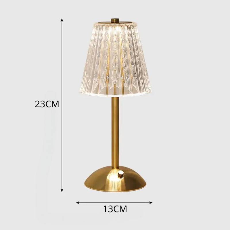 Abajur de Mesa LED Sem fio Recarregável Elegante