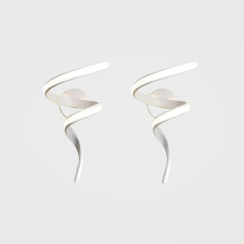 Arandela Moderna Espiral Led - Decoração para Quarto e Sala-Kasamô