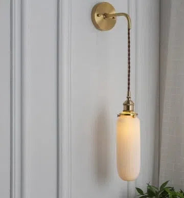 Arandela Vintage em Cerâmica Estilo Japonês-Kasamô