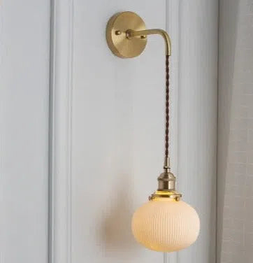 Arandela Vintage em Cerâmica Estilo Japonês-Kasamô