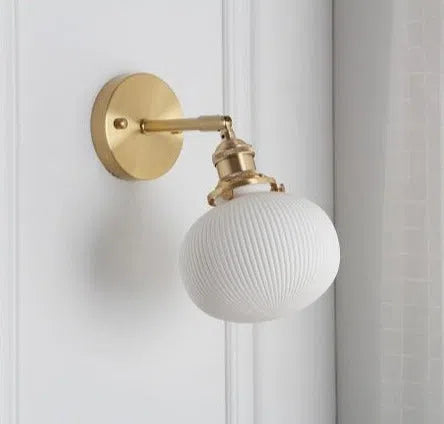 Arandela Vintage em Cerâmica Estilo Japonês-Kasamô