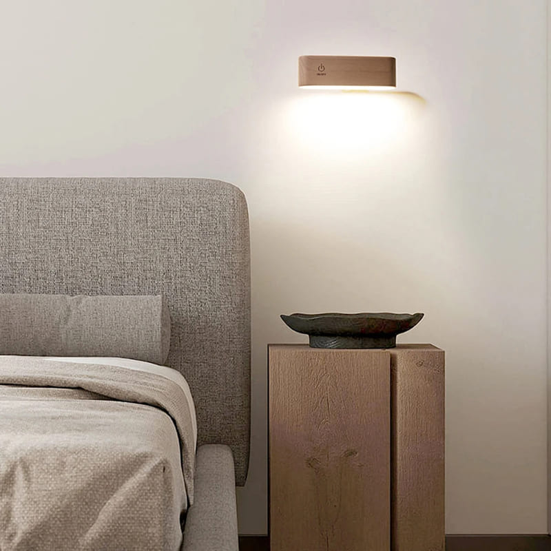 Arandela de Parede Interna LED Dimmer Madeira