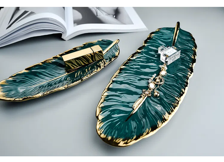 Bandeja Europeia de Folha em Cerâmica-Kasamô