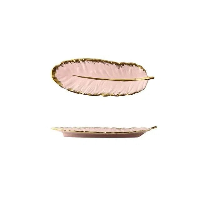 Bandeja Europeia de Folha em Cerâmica-Kasamô