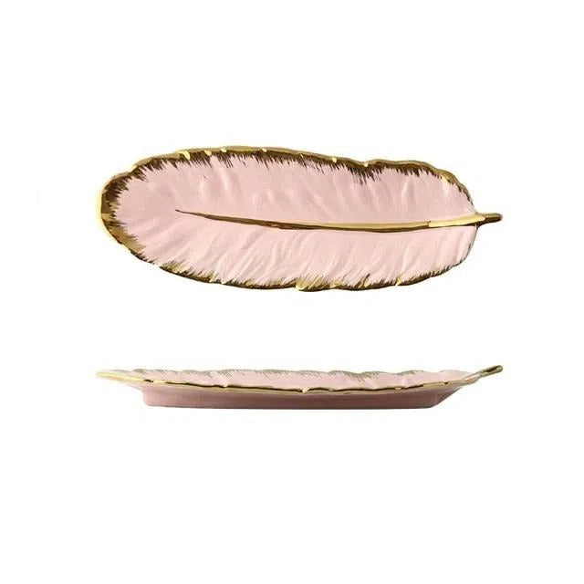 Bandeja Europeia de Folha em Cerâmica-Kasamô