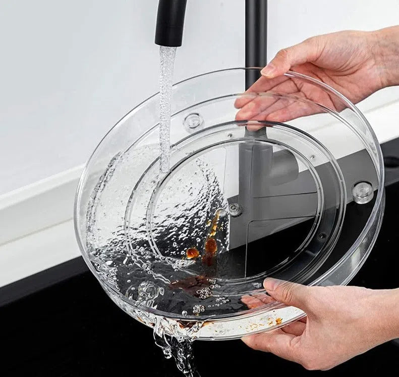 Bandeja Giratória em Acrílico - Modelo de 1 ou 2 Andares-Kasamô