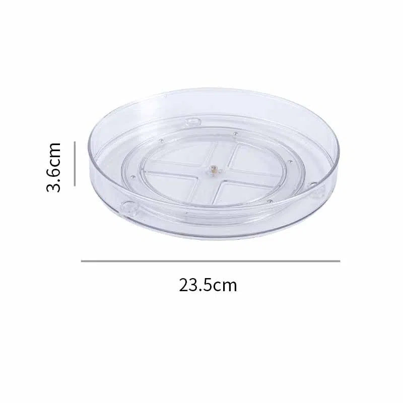 Bandeja Giratória em Acrílico - Modelo de 1 ou 2 Andares-Kasamô