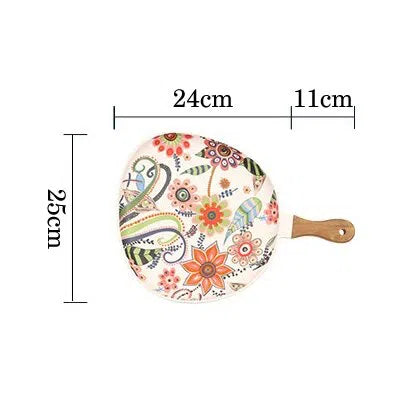 Bandeja em Cerâmica Estilo Japonês-Kasamô