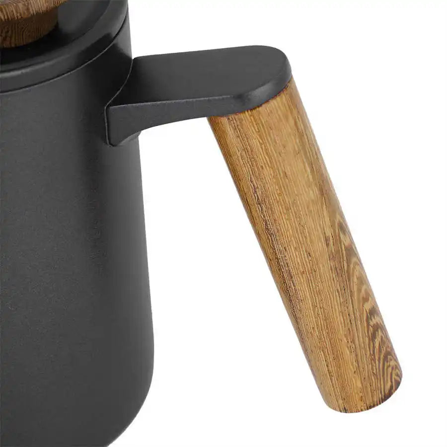 Bule Bico Fino Longo em Aço Inox Linha Color - 350ml ou 600ml - Azul Marinho, Preto e Branco-Kasamô