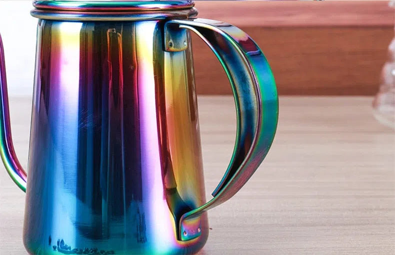 Bule com Bico Fino em Aço Inox - Coleção Rainbow-Kasamô