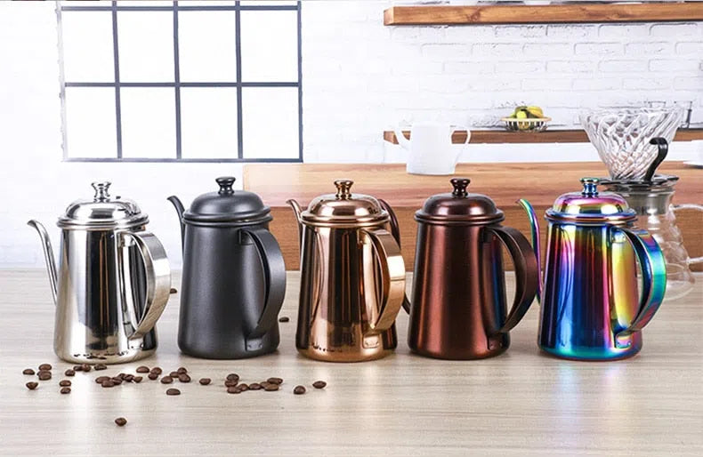 Bule com Bico Fino em Aço Inox - Coleção Rainbow-Kasamô