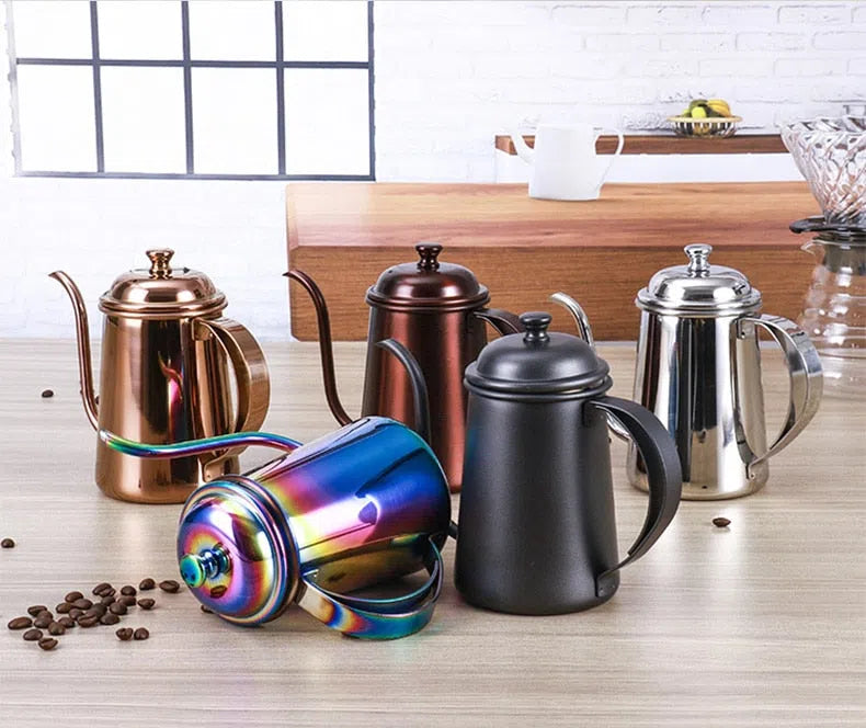 Bule com Bico Fino em Aço Inox - Coleção Rainbow-Kasamô