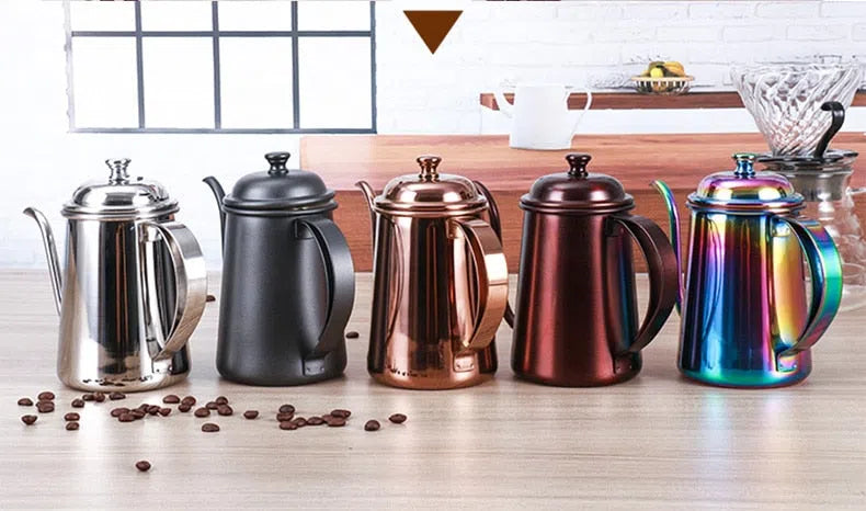 Bule com Bico Fino em Aço Inox - Coleção Rainbow-Kasamô