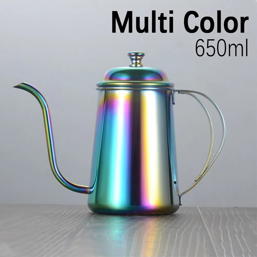 Bule com Bico Fino em Aço Inox - Coleção Rainbow-Kasamô