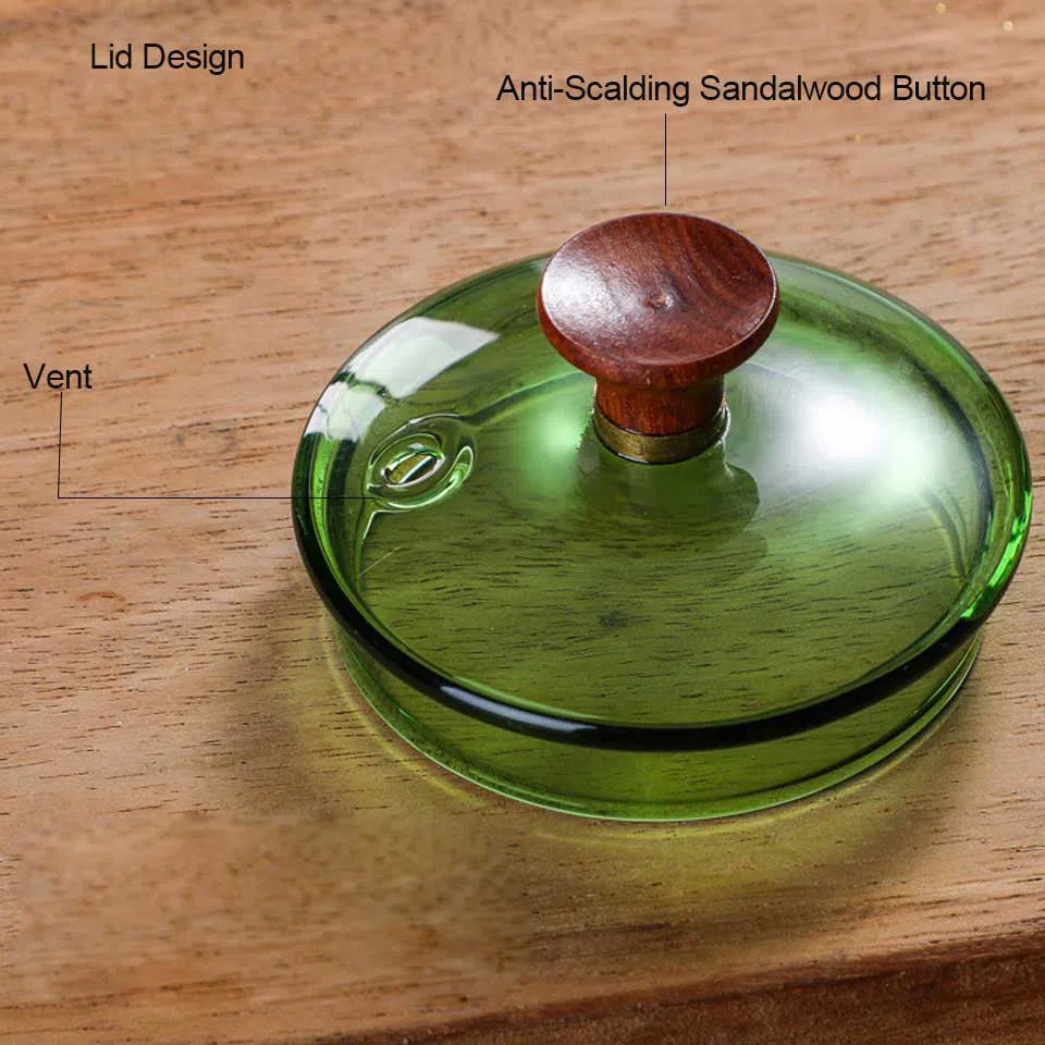 Bule de Vidro Bico Fino Longo - 350ml ou 600 ml - Coleção Rainbow-Kasamô