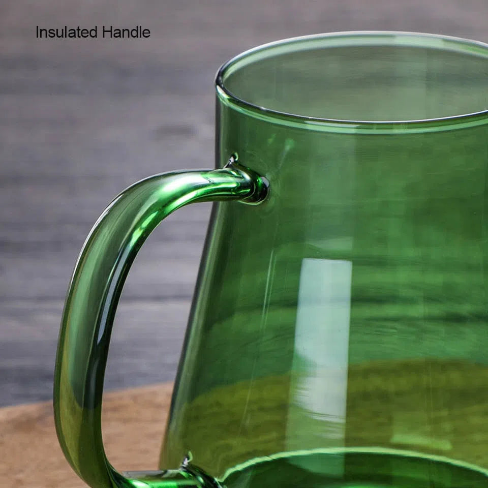 Bule de Vidro Bico Fino Longo - 350ml ou 600 ml - Coleção Rainbow-Kasamô