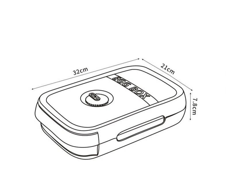 Caixa Organizadora de Ovos-Kasamô