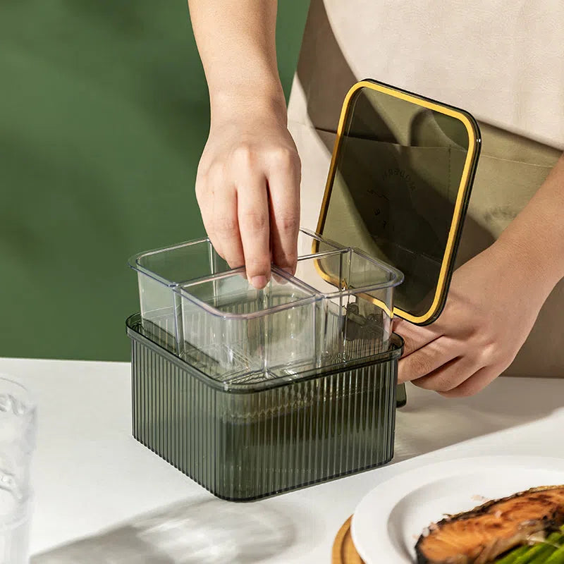 Caixa Porta Temperos 4 em 1-Kasamô