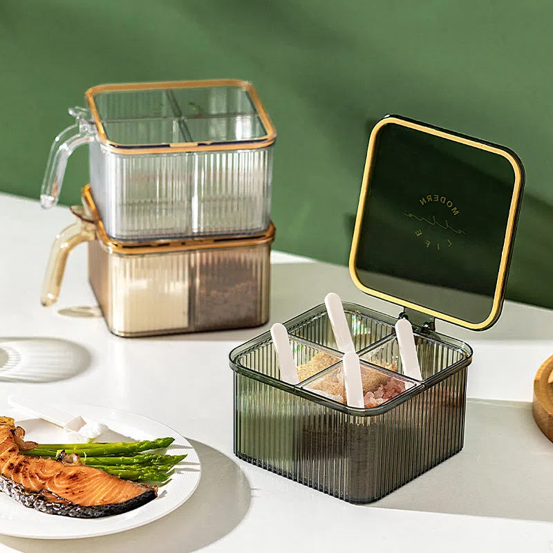 Caixa Porta Temperos 4 em 1-Kasamô