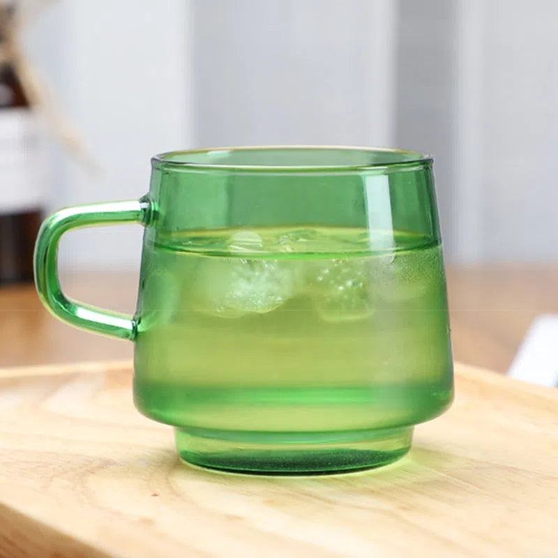 Caneca de Vidro Borossilicato - 300 ml - Coleção Rainbow-Kasamô