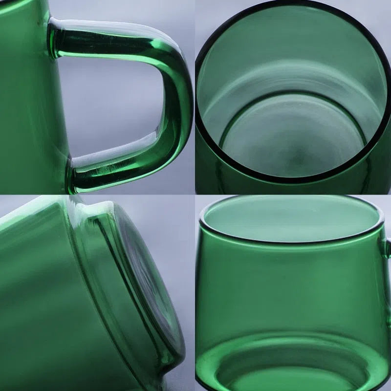 Caneca de Vidro Borossilicato - 300 ml - Coleção Rainbow-Kasamô