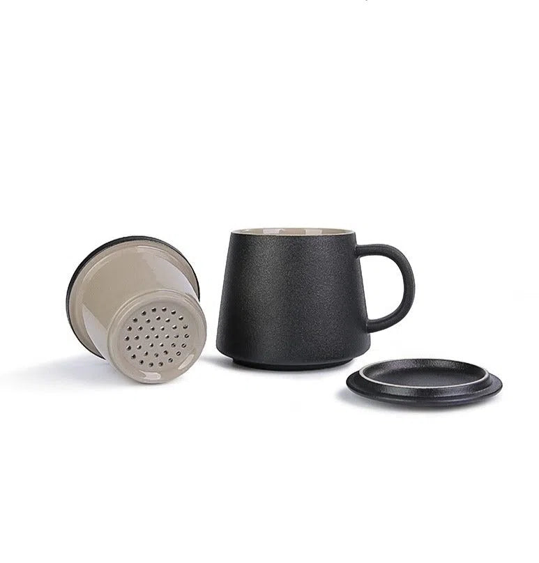 Caneca em Cerâmica com Filtro Infusor e Tampa-Kasamô