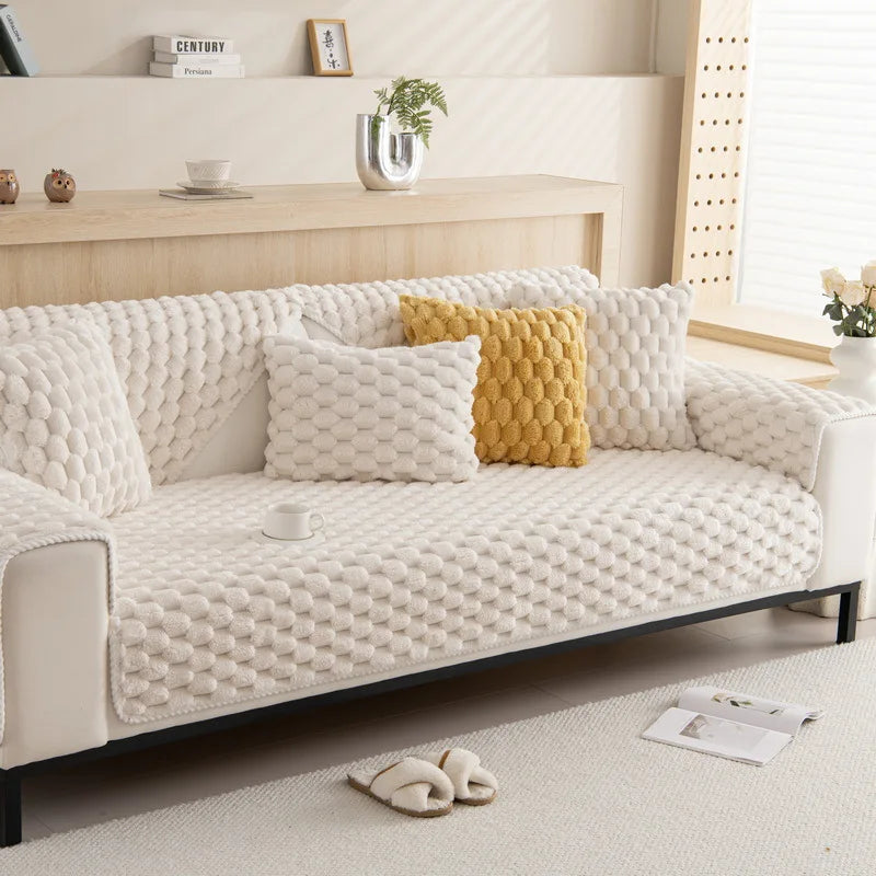 Capa de Sofá Cazul Antiderrapante Pelúcia-Kasamô