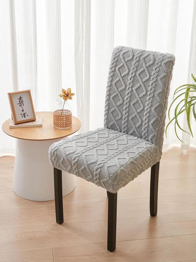 Capa de Cadeira estilo Crochê