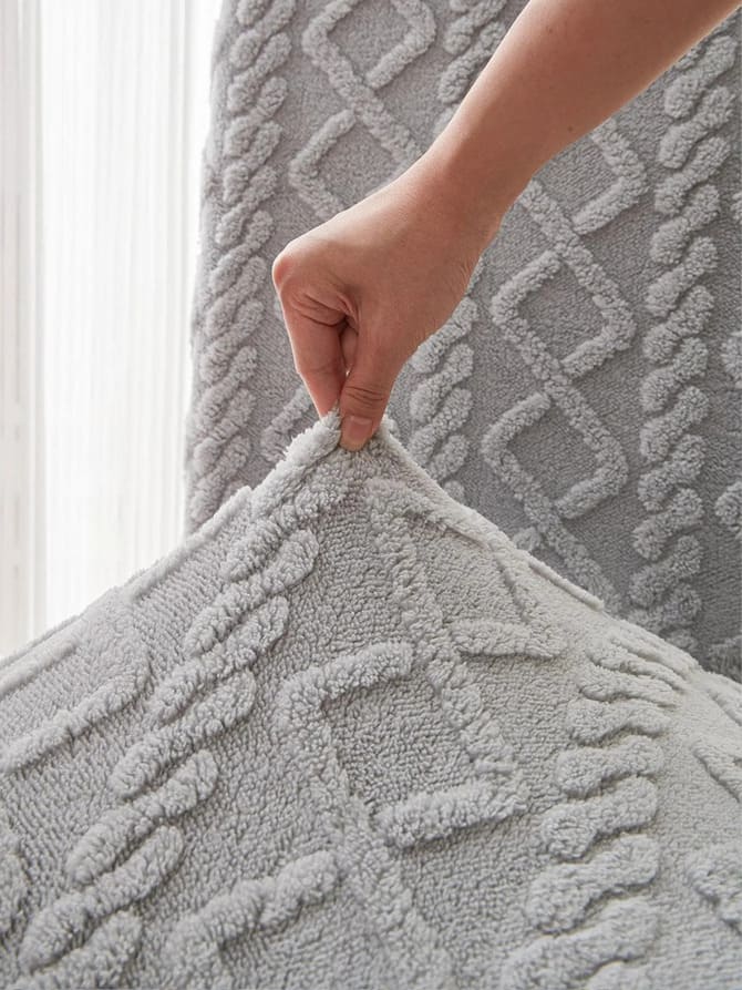 Capa de Cadeira estilo Crochê