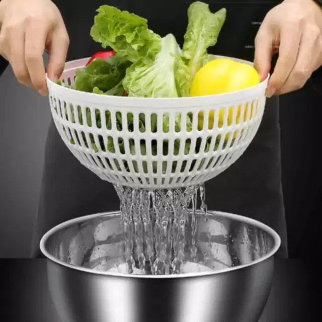 Centrifuga de Salada com Bowl de Aço Inox-Kasamô