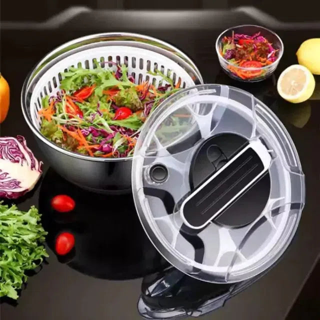 Centrifuga de Salada com Bowl de Aço Inox-Kasamô