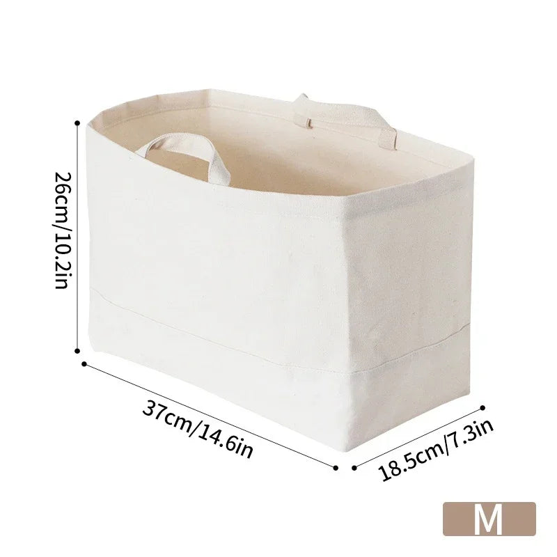 Cesto Organizador com Alças em Couro-Kasamô