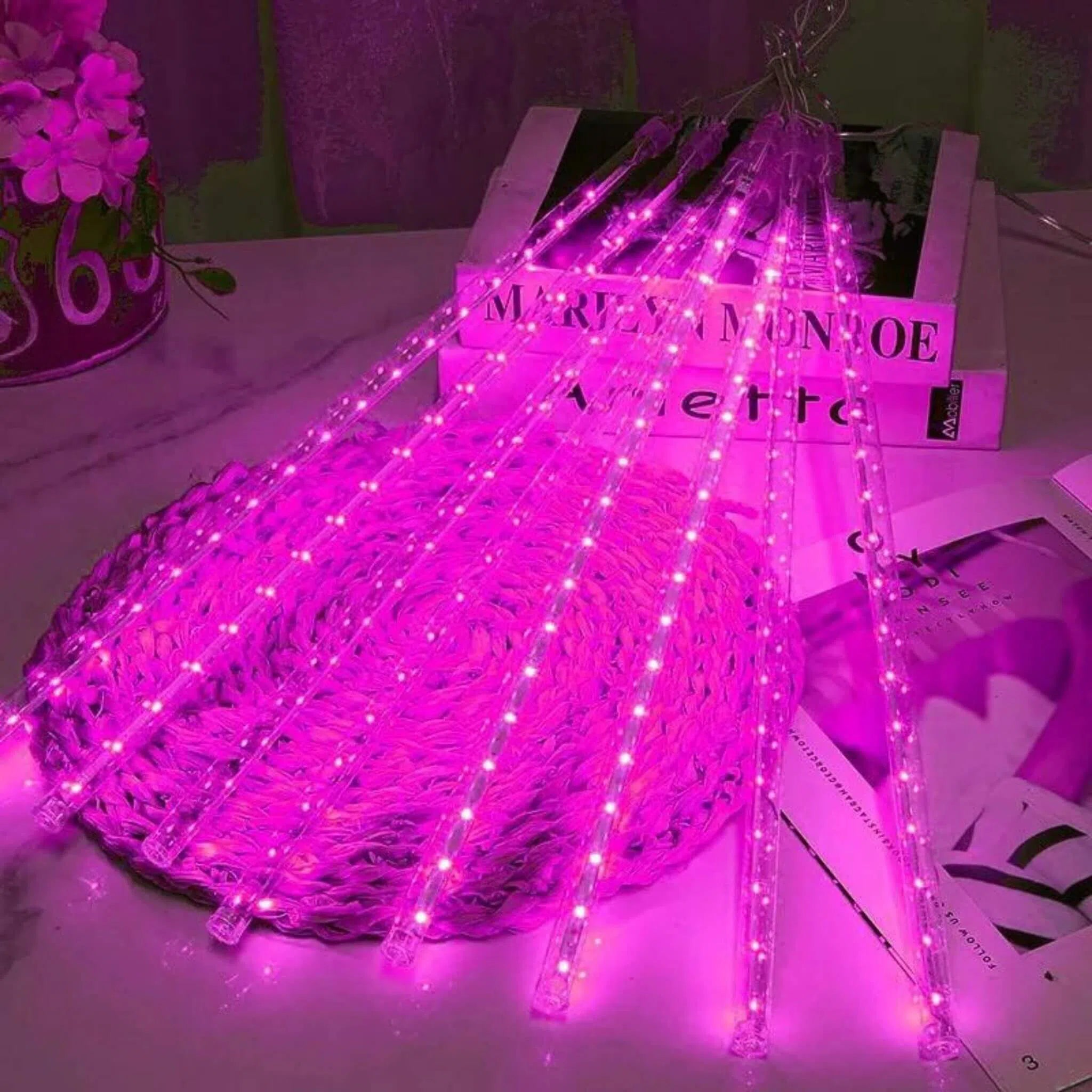 Chuva de Led Infinita Decoração de Natal-Kasamô