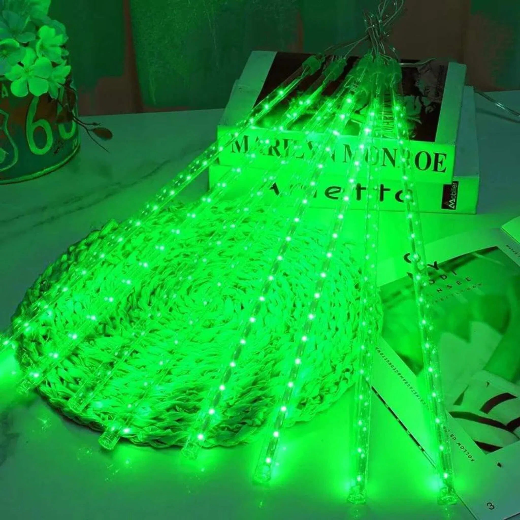 Chuva de Led Infinita Decoração de Natal-Kasamô