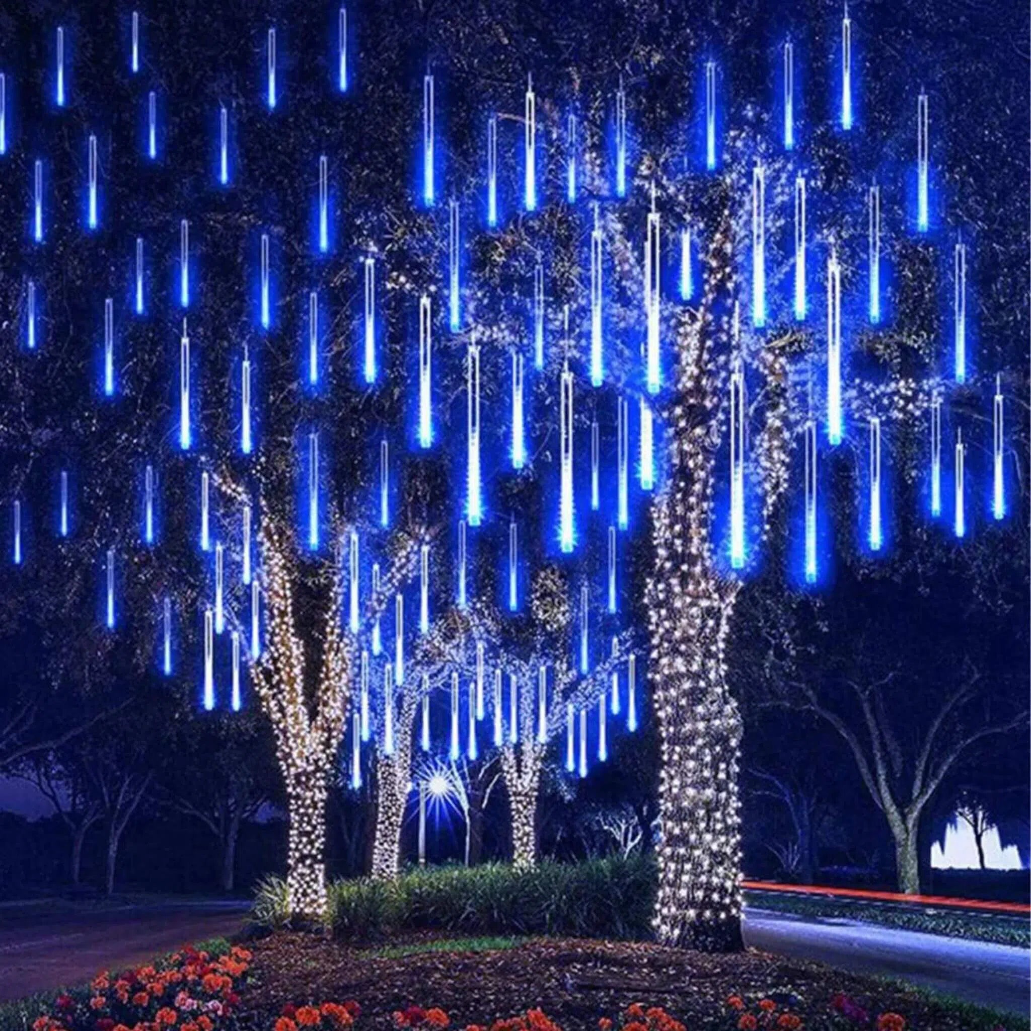 Chuva de Led Infinita Decoração de Natal-Kasamô
