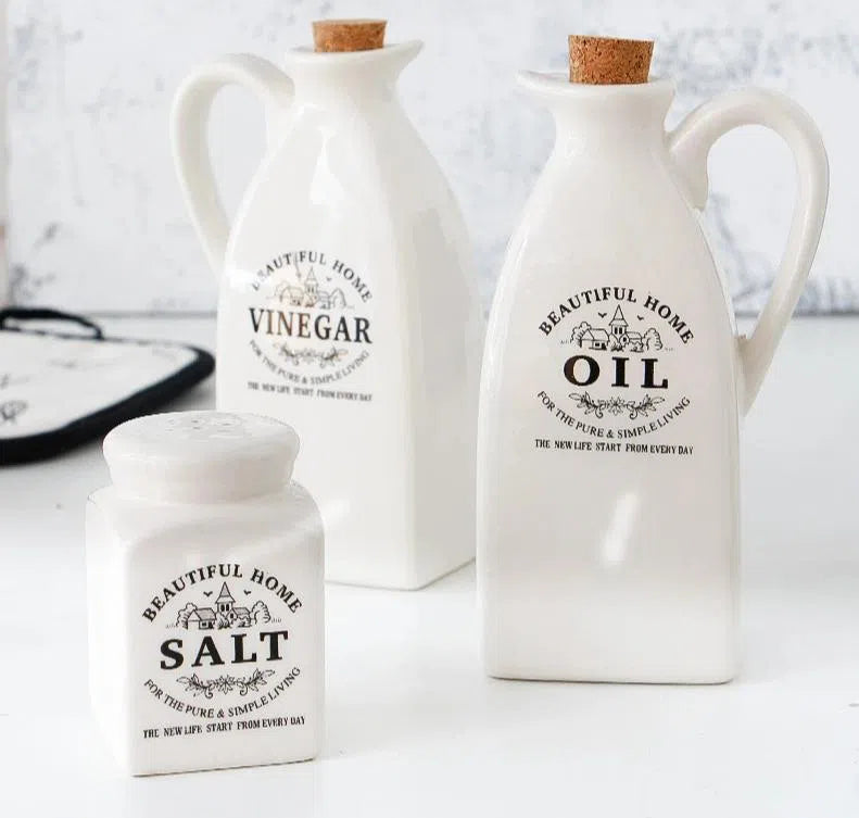 Conjunto Galheteiro em Cerâmica-Kasamô