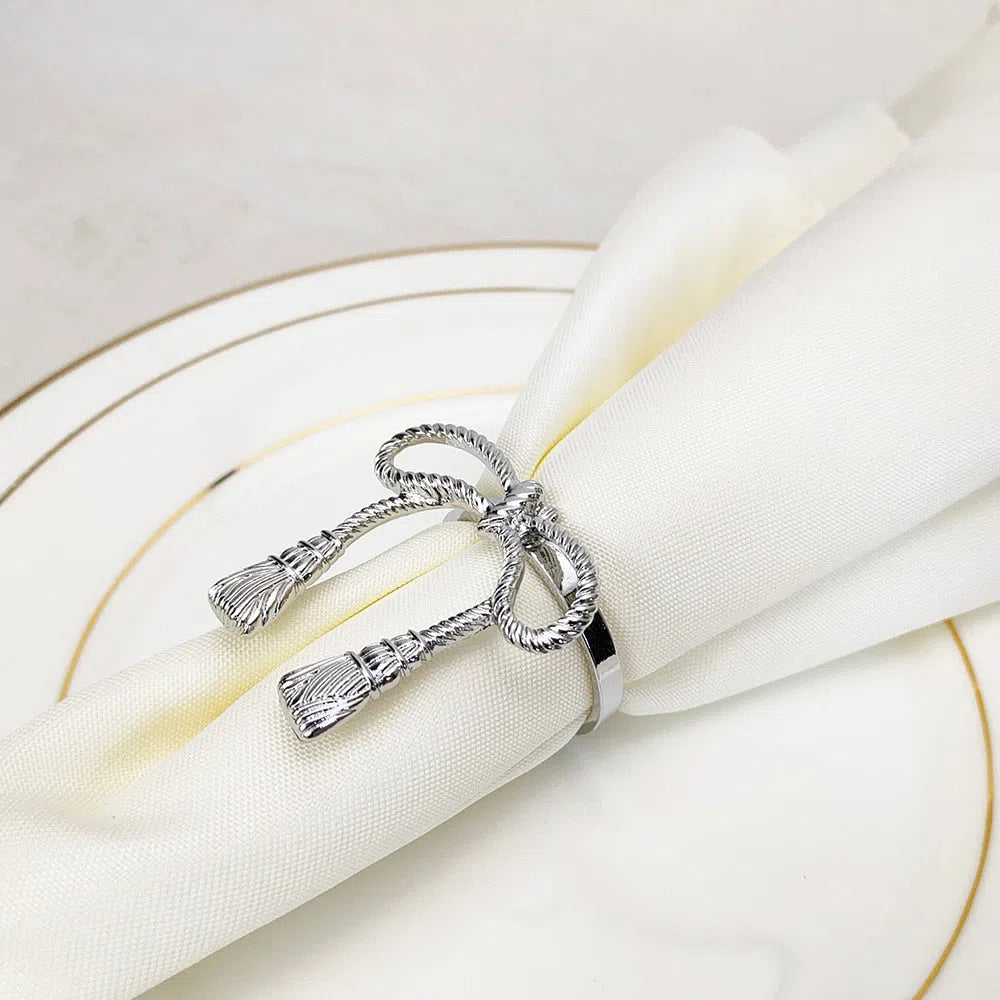 Conjunto Laço de Anéis para Guardanapo - 6 Peças-Kasamô