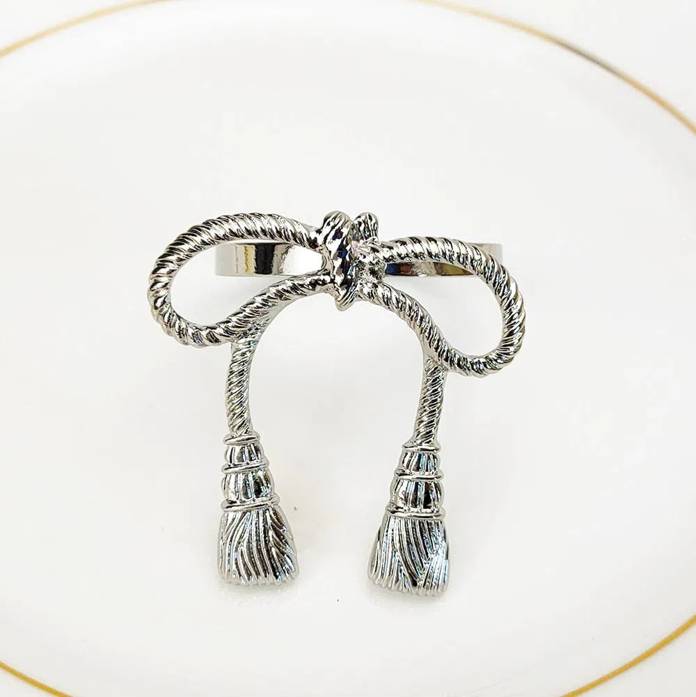 Conjunto Laço de Anéis para Guardanapo - 6 Peças-Kasamô