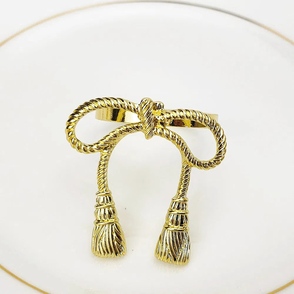 Conjunto Laço de Anéis para Guardanapo - 6 Peças-Kasamô