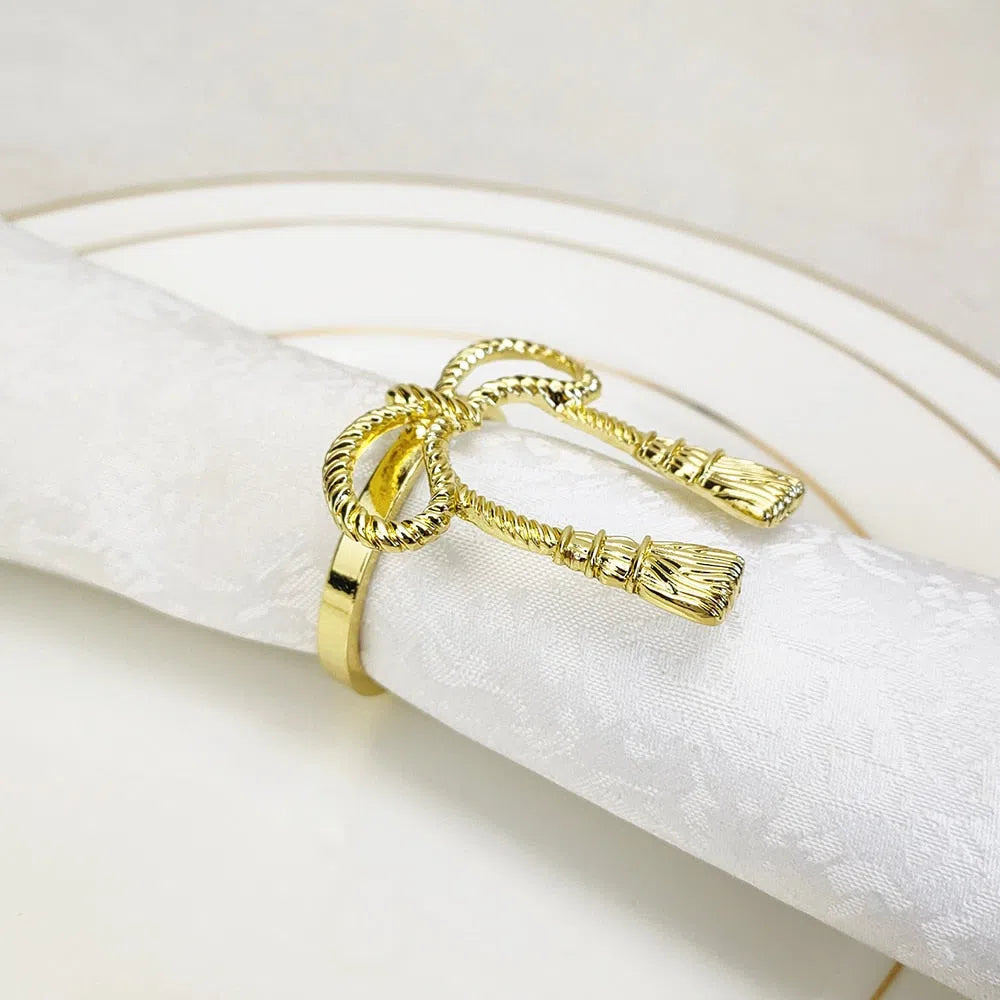 Conjunto Laço de Anéis para Guardanapo - 6 Peças-Kasamô