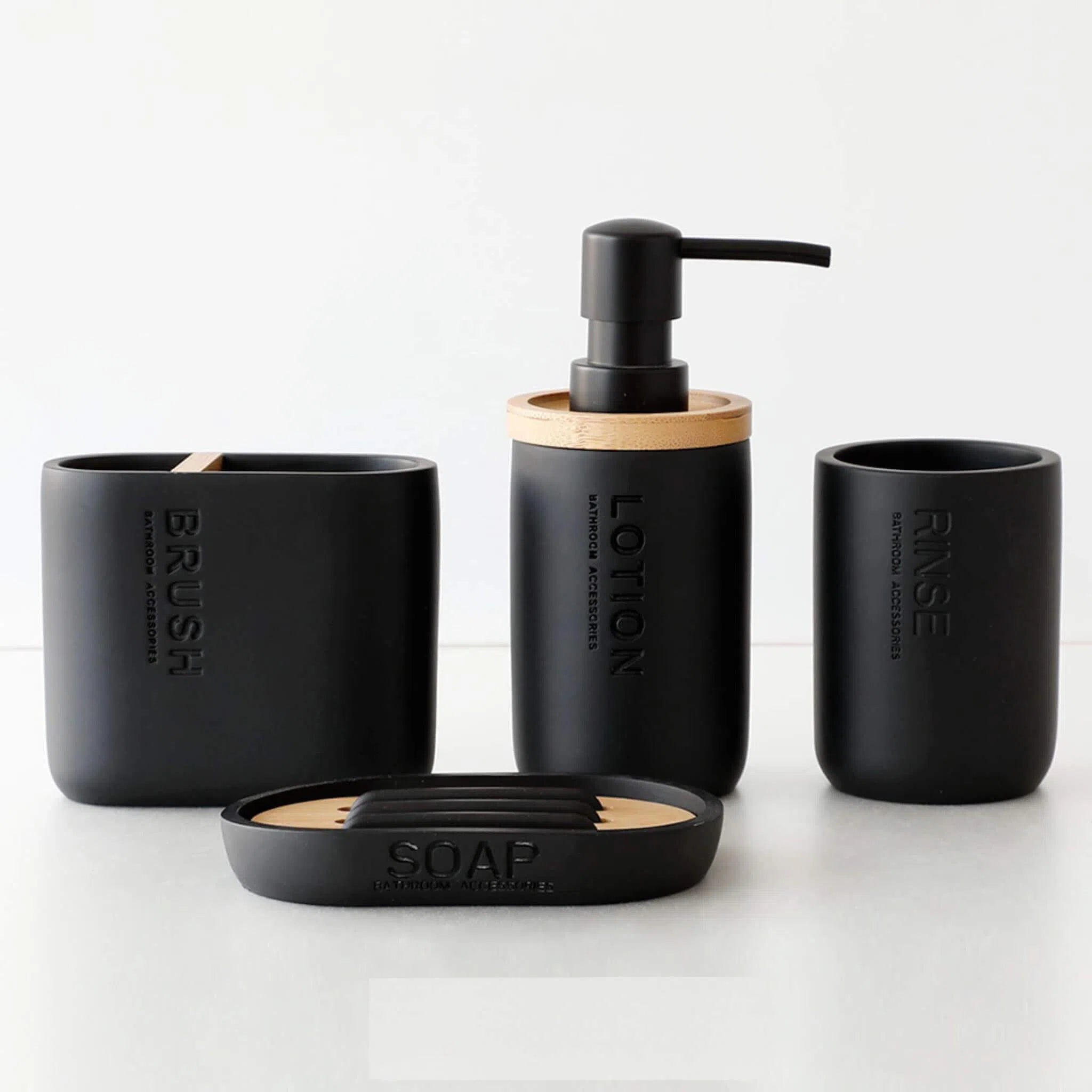 Conjunto de Acessórios para Banheiro - Perfect bathroom-Kasamô