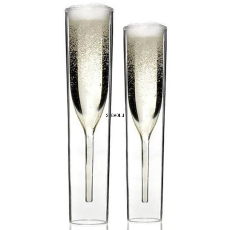 Conjunto de Taças de Fundo Duplo - 2 Peças-Kasamô