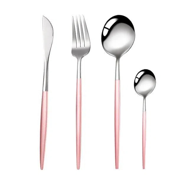 Conjunto de Talheres Luxo - 4 Peças-Kasamô