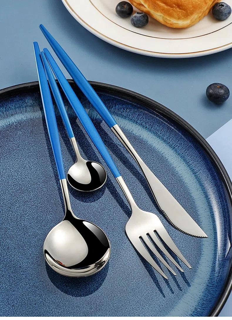 Conjunto de Talheres Luxo - 4 Peças-Kasamô