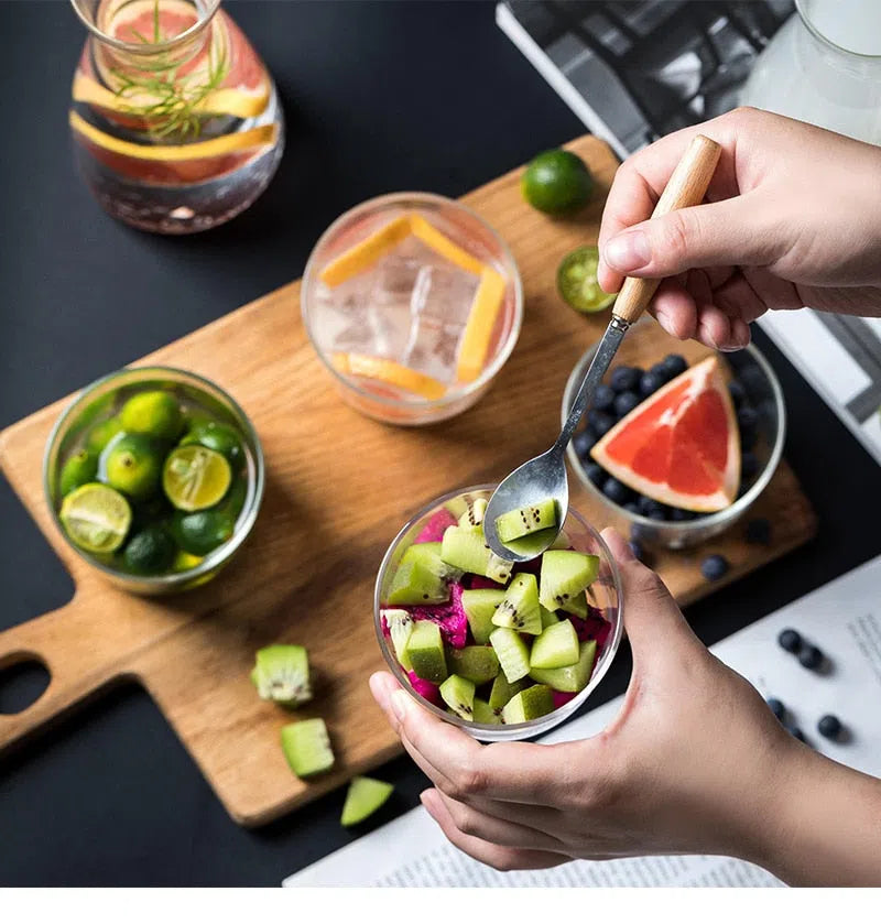 Copo de Vidro - 200ml - 2 pçs-Kasamô